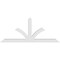 Ekena Millwork Richland Architectural Grade PVC Gable Bracket, 72"W x 30"H x 4"D x 4"F, 10/12 Pitch GBP072X30X0404RIC00 - alternate 4